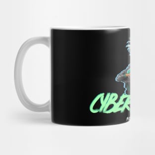 Cyberpunk Sci Fi Future Is Here 2077 Mug